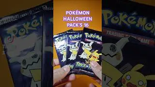 Pokémon Halloween Pack's 16 || #shorts