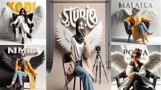 Crafting 3D Angelic Selfie Illustrations with Ai Wing Name Images