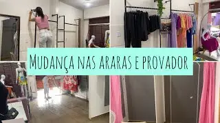 Mudei as araras da loja | Estamos de provador novo  | vendas franca por aqui | Dayane Romano