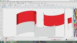 Cara Termudah Corel Draw X7 | Membuat desain bendera