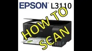 Epson L3110 Scan.. How to Scan document.. Basic Scan