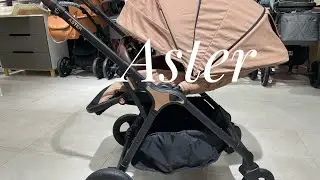 Коляска детская прогулочная с реверсивными блоком Aimile Aster бежевый