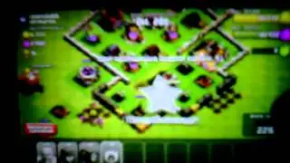 Clash of clans ( нападение на 64%)