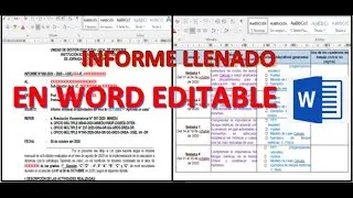 modelo de informe mensual docente llenado para secundaria
