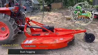 Kubota L2501 Bush Hogging FAILURE | i messed up