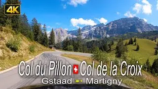 Driving the Col du Pillon & Col de la Croix mountain pass in Switzerland