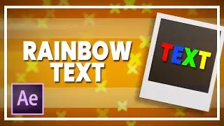 3 Rainbow Text Effects || After Effects [Tutorial]