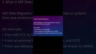What is SAP Data Migration? || Part-1