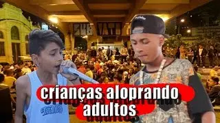 CRIANÇAS ALOPRANDO ADULTOS NA RIMA ● HD