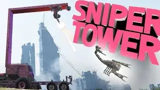 BATTLE SCORPION AND INSANE SNIPER TOWER!! Single Scorpion Review- CROSSOUT Gameplay