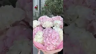 Букеты из гортензии #floristic