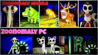 Zoonomaly Mobile VS Zoonomaly Pc - All Jumpscares Comparison (Showcase)
