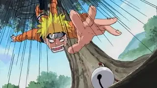 自来也はナルトが九尾のチャクラを制御できるように修行を始めるJiraiya trains Naruto to control the Nine-Tails' chakra.