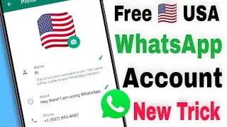 How To Create USA Whatsapp Account Without Phone Number Free | fake whatsapp kaise banaye