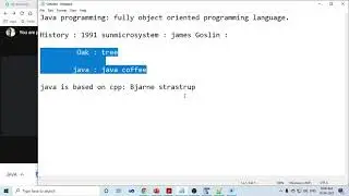 001 History of Java