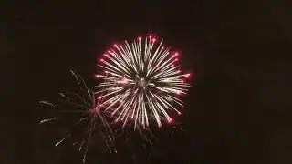 Fire on ice fireworks