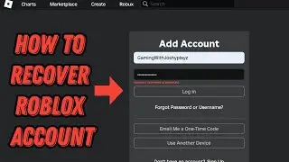 How to Recover Roblox Account