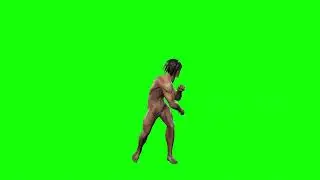 Titan Eren : Boxing motion - Green Screen