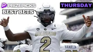 BEST CFB PRIZEPICKS PLAYER PROPS & BETS | THURSDAY 8/29/2024