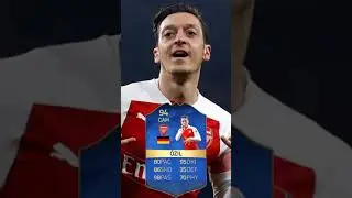Mesut Ozil Fifa Histroy #shorts #football