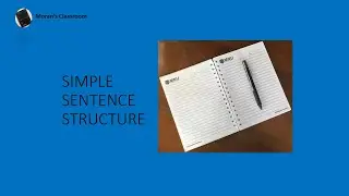 [Myanmar/Burmese] How to write a simple sentence in English