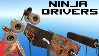 Ninja Drivers Trailer 1 - Turbo Racing Games