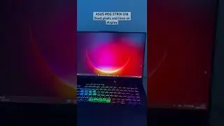 ASUS ROG STRIX G16 Dead pixels and lines on screen after 4 weeks of use. #asusrogstrix #laptop