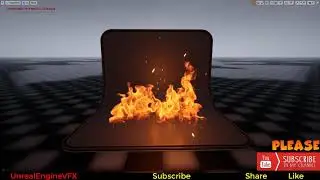 Realistic Fire Effect | Unreal Engine Niagara | UE4 Niagara