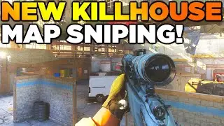 Sniping on the NEW Modern Warfare DLC Map Killhouse!