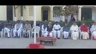 26/01/2023: Republic-Day celebrations:  Flag-Hoisting - Welcome Speech