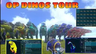 OP Dino tour 😱|| #arkmobile  #arkmobilepvp