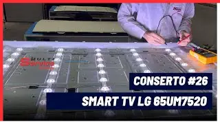 SMART TV LG 65 POLEGADAS TELA PISCANDO - CONSERTO #26