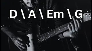EASY Pop Rock BACKING TRACK | D Major | 🎸🔥