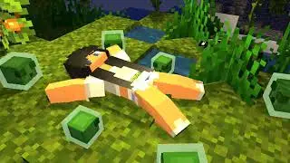 tickling slimes Minecraft Tickle Animation | Himitsucraft