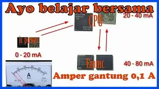 HOW TO PERFORMANCE IC POWER, CPU, EMMC AND OVERCOMING 0.1A HANGER AMPER, FOR BEGINNERS TECHNICIAN.