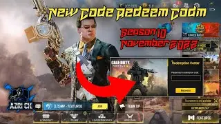 New Code Redeem Codm | Season 10 | November 2022❗
