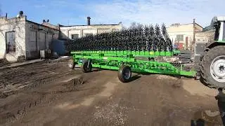 Борона ротаційна Green Star 16 м - Випробування! / Test Rotary Harrow Green Star 16 m