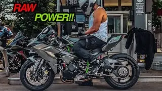 Ripping a Kawasaki Ninja H2 through New York City!! | Kawasaki | Ninja H2 | NYC 🔥🏍️🏙️