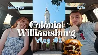Vlog#1 Exploring Colonial Williamsburg 4k Walk & Tour!