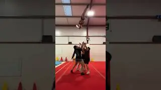 The scariest stunts 😳 #basket #cheer #cheerleading