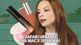 SAFARI URBANO NA MAC E SEPHORA! Substituí todas as makes que testei nas lojas!