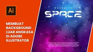 Cara Membuat Desain Background Adobe Illustrator | Tutorial Adobe Illustrator Terbaru