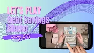 $75 towards my debt savings binder/ Single Mom Income/ 