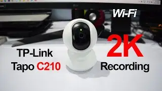 TP Link Tapo C210 Wireless CCTV Camera Wi-Fi For Home Security With 2K Recording
