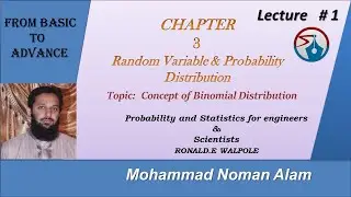 Lec: 1 Binomial Distribution Probability in Statistics| Binomial Trail