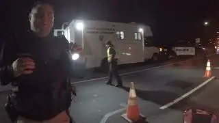 Checkpoint in Brentwood, CA