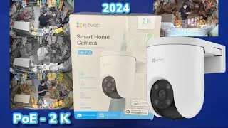 EZVIZ 🔥 H8c PoE 2K 3MP Smart Home Camera 🔥 IP Camera CCTV Outdoor Color Night Vision