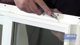 Removing a nail-fin  from a vinyl window