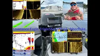 1. test av Lowrance Eagle - abborfiske.