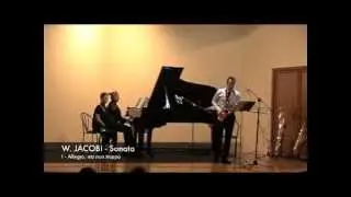 W.Jacobi - Sonata - I - Allegro, ma non troppo - Ninoslav Dimov - saxophone